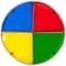 LED Lighted Rotating Christmas Tree Color Projecting Wheel - 13"